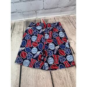 GYMBOREE Boy’s Patriotic Baseball Swim Trunks / Size: 3T